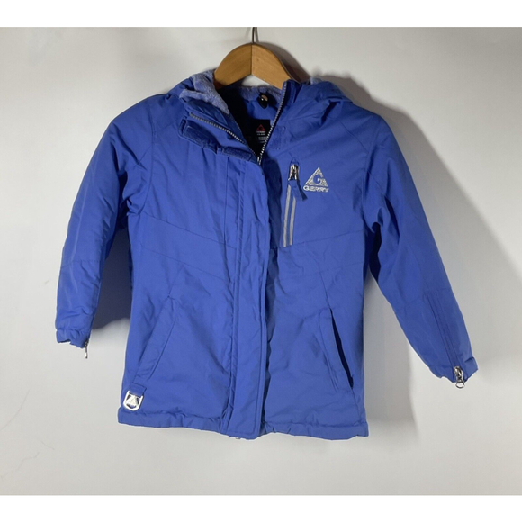 Gerry Hazel 3-in-1 Systems Snowboarding Jacket Coat SZ XS 5 /6 Blue Hood - Picture 1 of 7